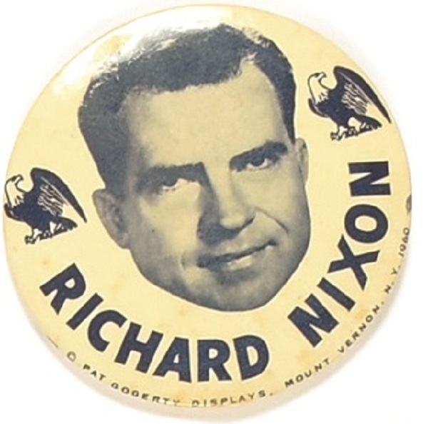 Richard Nixon 4 Inch Eagles Celluloid