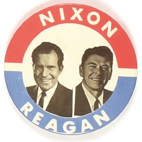 Nixon and Reagan 1968 Celluloid