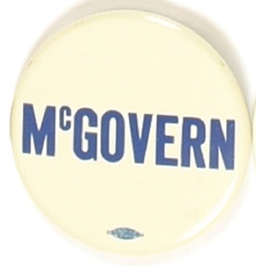 McGovern Blue, White Celluloid