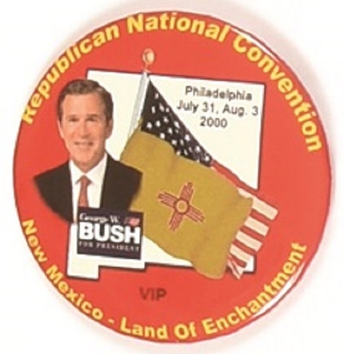 George W. Bush New Mexico VIP Pin