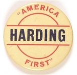 Harding America First