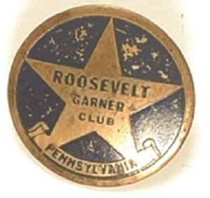 Roosevelt, Garner Pennsylvania Club
