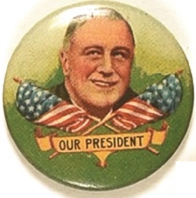 Franklin Roosevelt Multicolor Litho