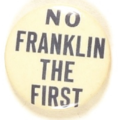 No Franklin the First