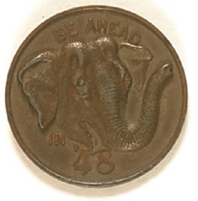 Dewey Ahead in 48 Flipping Coin