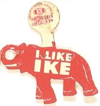 I Like Ike Elephant Tab