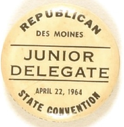 Goldwater Iowa Convention Junior Delegate