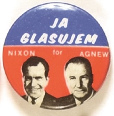 Nixon, Agnew Croatian Jugate