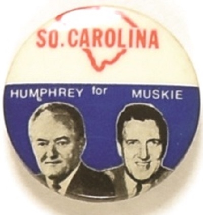 Humphrey, Muskie South Carolina State Set