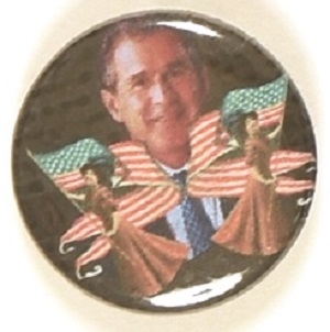GW Bush Suffrage Theme Pin