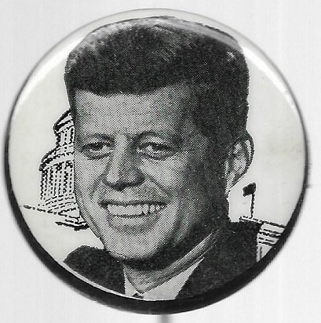 John F. Kennedy Black and White Celluloid