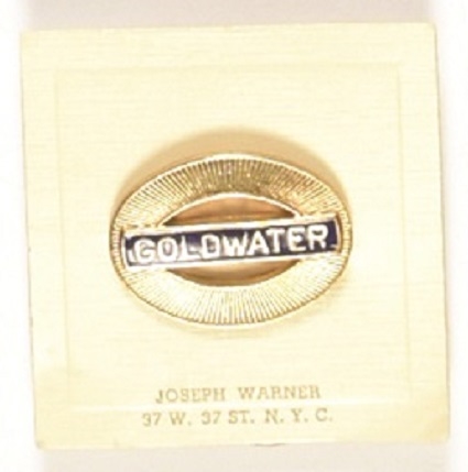 Goldwater Jewelry Pin and Card
