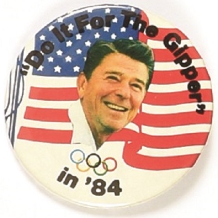 Reagan Olympics 1984 Celluloid