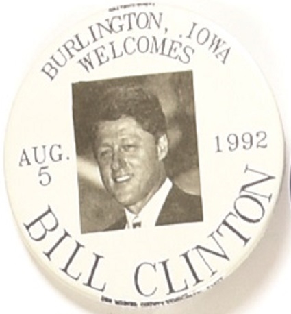 Burlington Welcomes Bill Clinton
