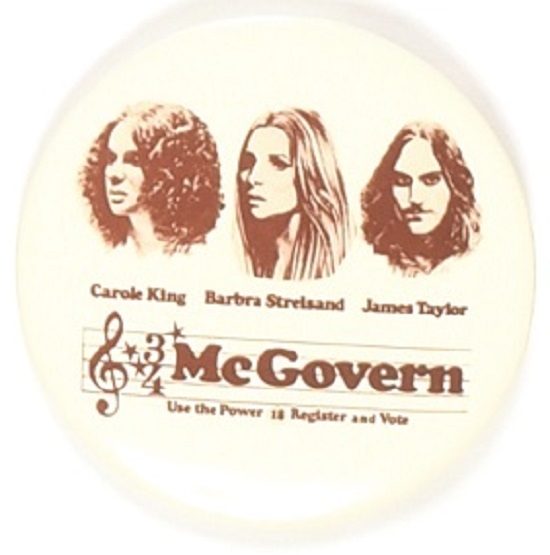 George McGovern Concert Pin