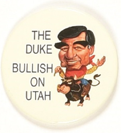 Dukakis Bullish on Utah!