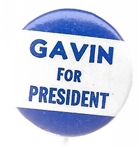 Gavin for President 1968 Celluloid 