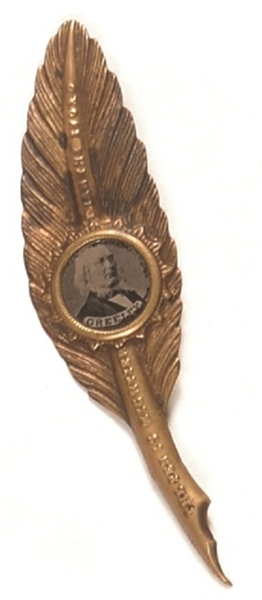 Horace Greeley Ferrotype Quill