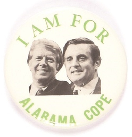 Carter, Mondale I Am for Alabama COPE