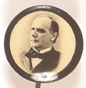 William McKinley Celluloid Stickpin