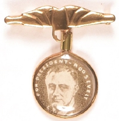 Roosevelt, Wallace Two-Sided Charm Jugate