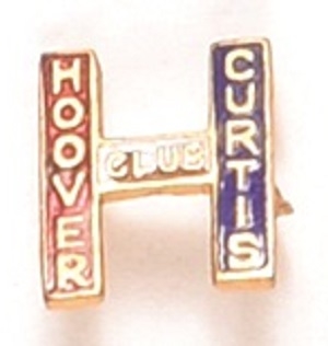 Hoover and Curtis Litho "H" Pin