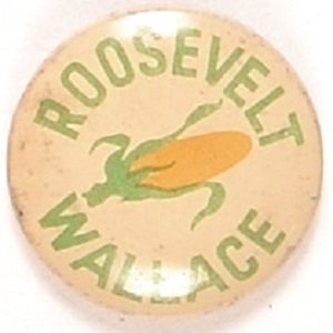 Roosevelt, Wallace Ear of Corn Litho