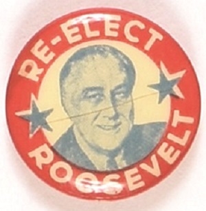 Re-Elect Roosevelt Celluloid