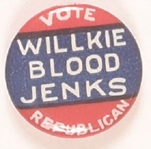 Willkie, Blood, Jenks New Hampshire Coattail
