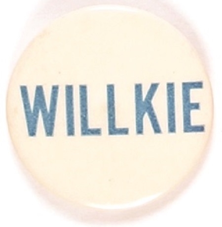 Willkie Blue, White Celluloid