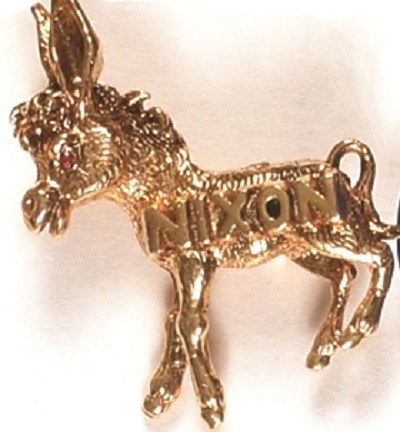 Nixon Embossed Donkey Pin
