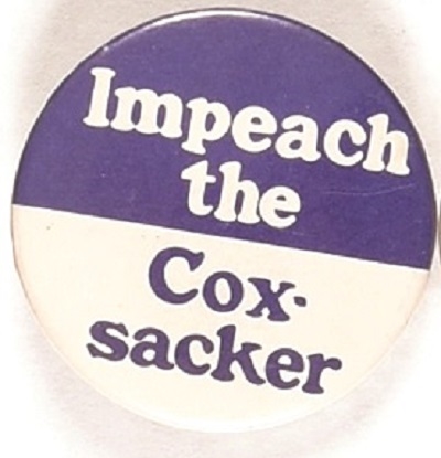Impeach the Cox Sacker Blue Top