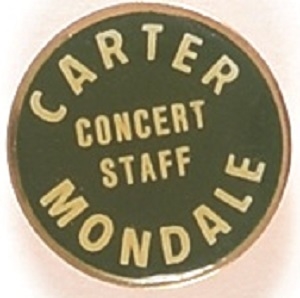 Carter Concert Staff