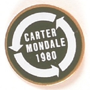 Carter Mondale 1980 Clutchback