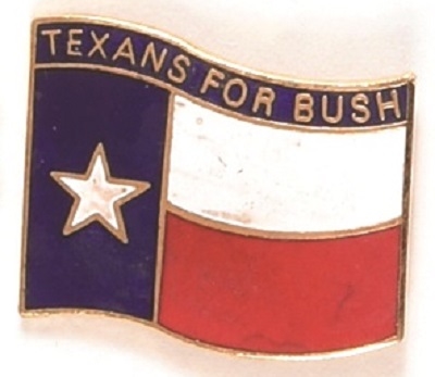Texans for Bush 1988 Republican Delegation Pin