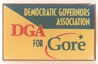 Democratic Governors for Gore DNC Pin