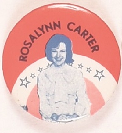 Rosalynn Carter 1 1/4 Inch Celluloid