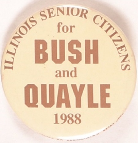 Illinois Senior Citizens for Bush and Quayle 1988