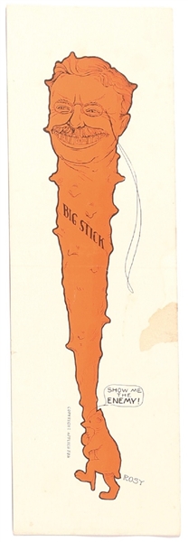 Roosevelt Giant Big Stick Postcard