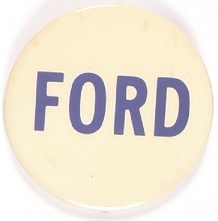Gerald Ford Blue, White Celluloid