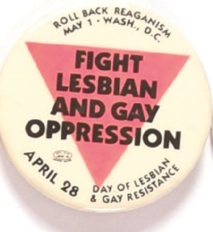 Anti Reagan Fight Lesbian and Gay Oppression