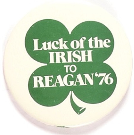 Reagan Luck of the Irish 1976 Celluloid
