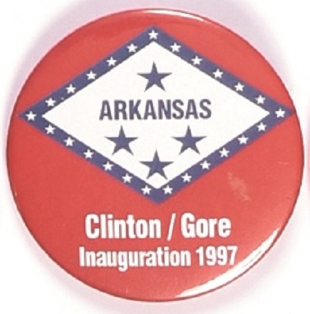 Clinton Arkansas Traveler 1997 Inauguration Pin