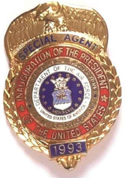 Clinton Special Agent Badge