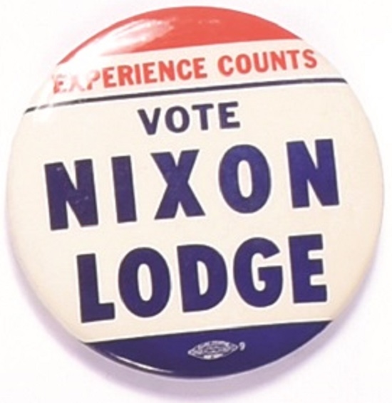 Experience Counts Vote Nixon, Lodge