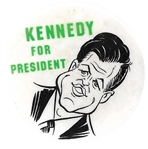 Ted Kennedy for President Cartoon Pin 