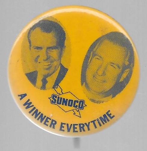 Nixon. Agnew Sunoco Jugate 