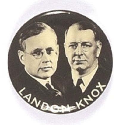 Landon and Knox Rare Black and White Jugate