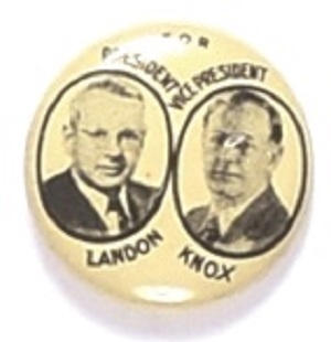Landon-Knox Black and White Litho Jugate