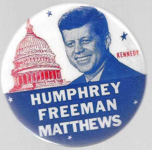 Kennedy, Humphrey, Freeman, Matthews Minnesota Coattail
